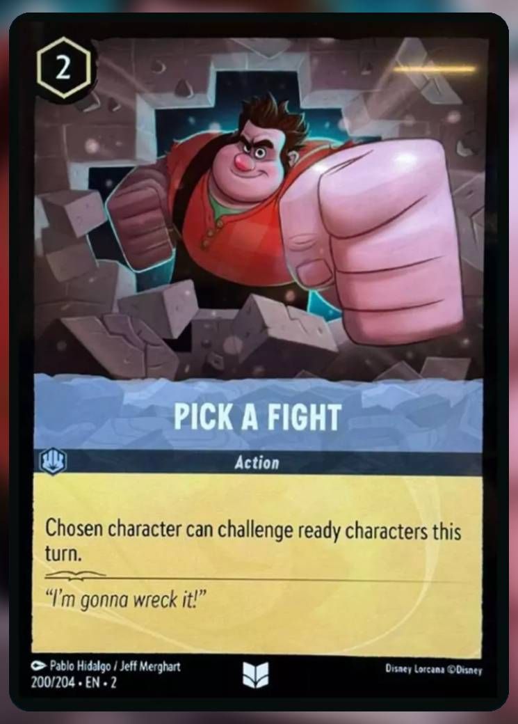 Pick a Fight lorcana