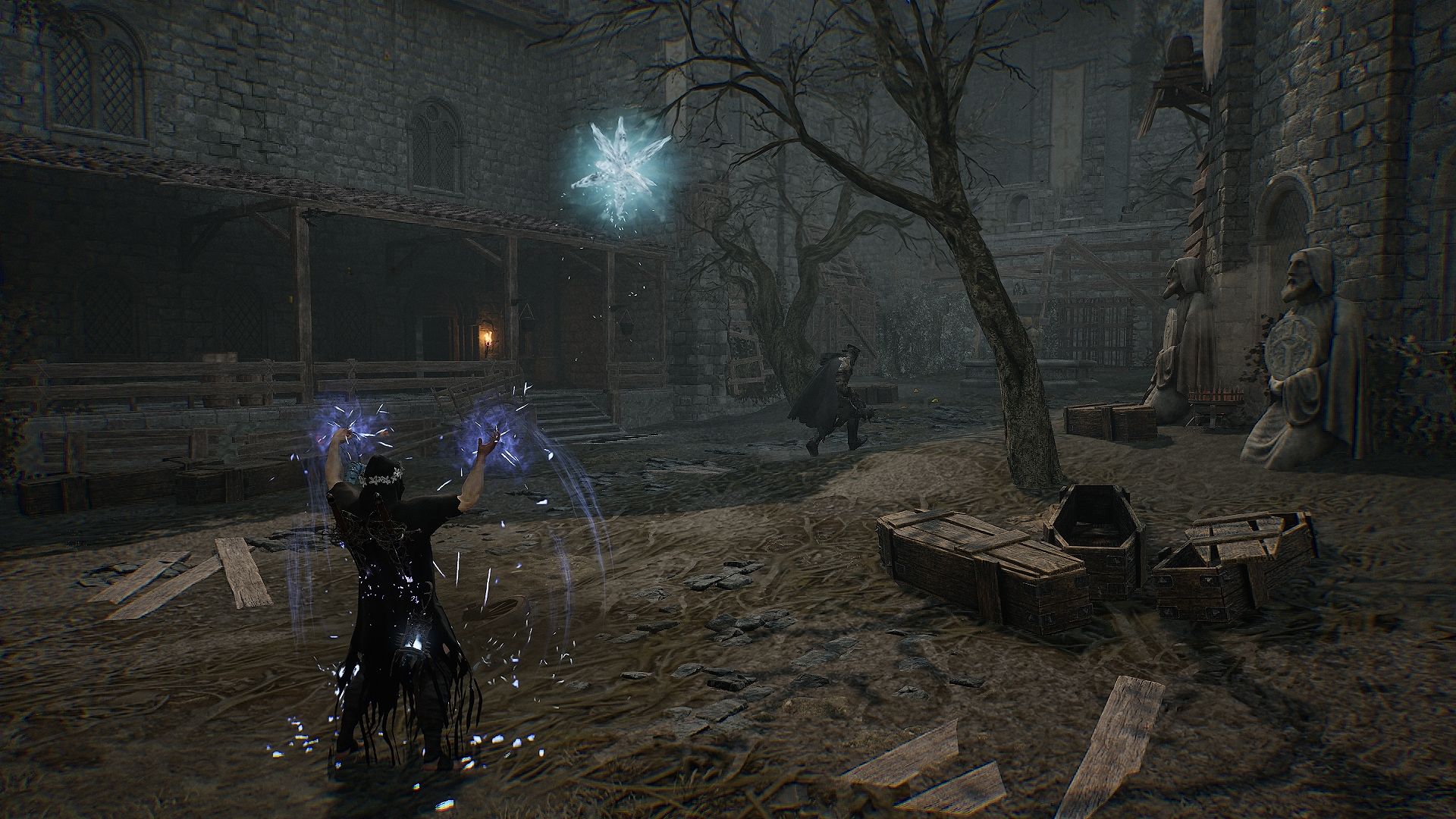 Player casting an Umbral spell Lords of the Fallen