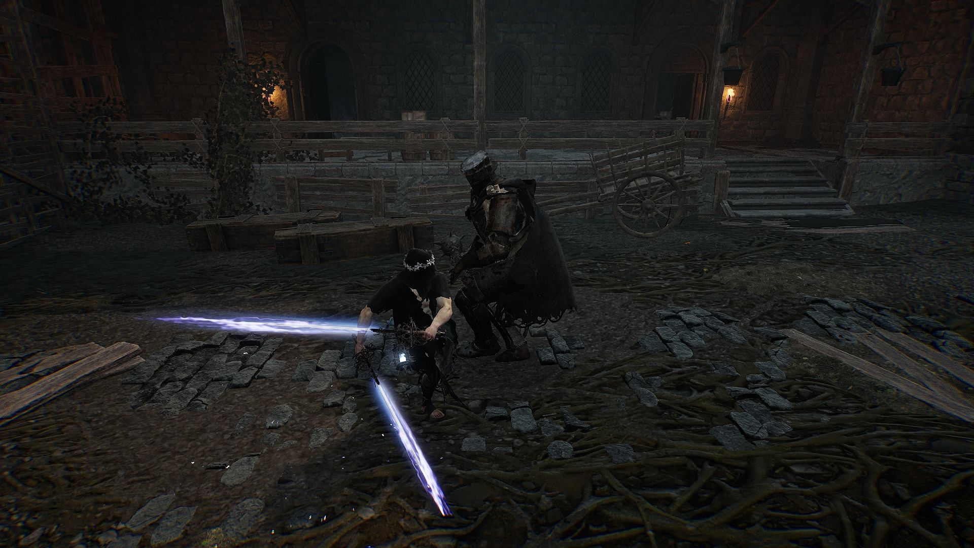 Player is about to attack an enemy Lords of the Fallen