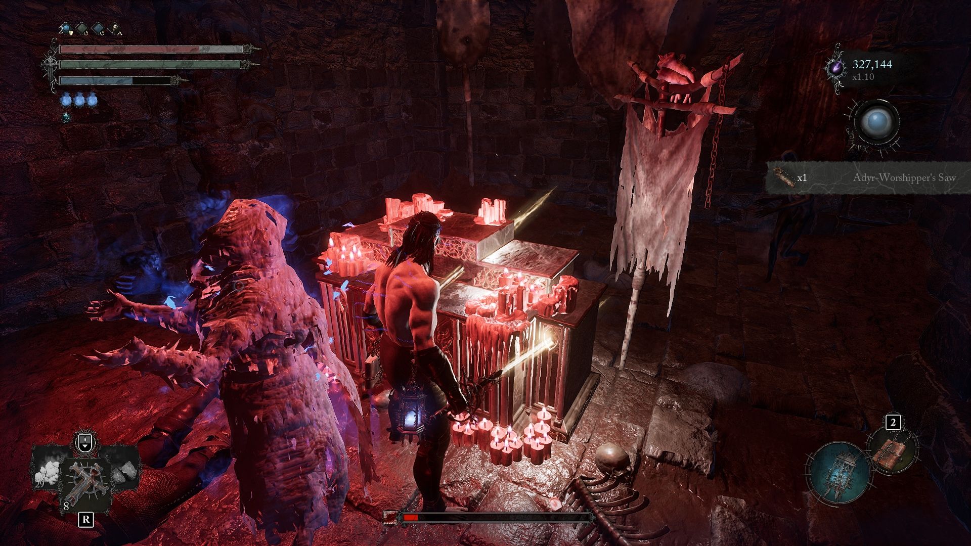 Player obtained Adyr Worshipper's Saw Lords of the Fallen