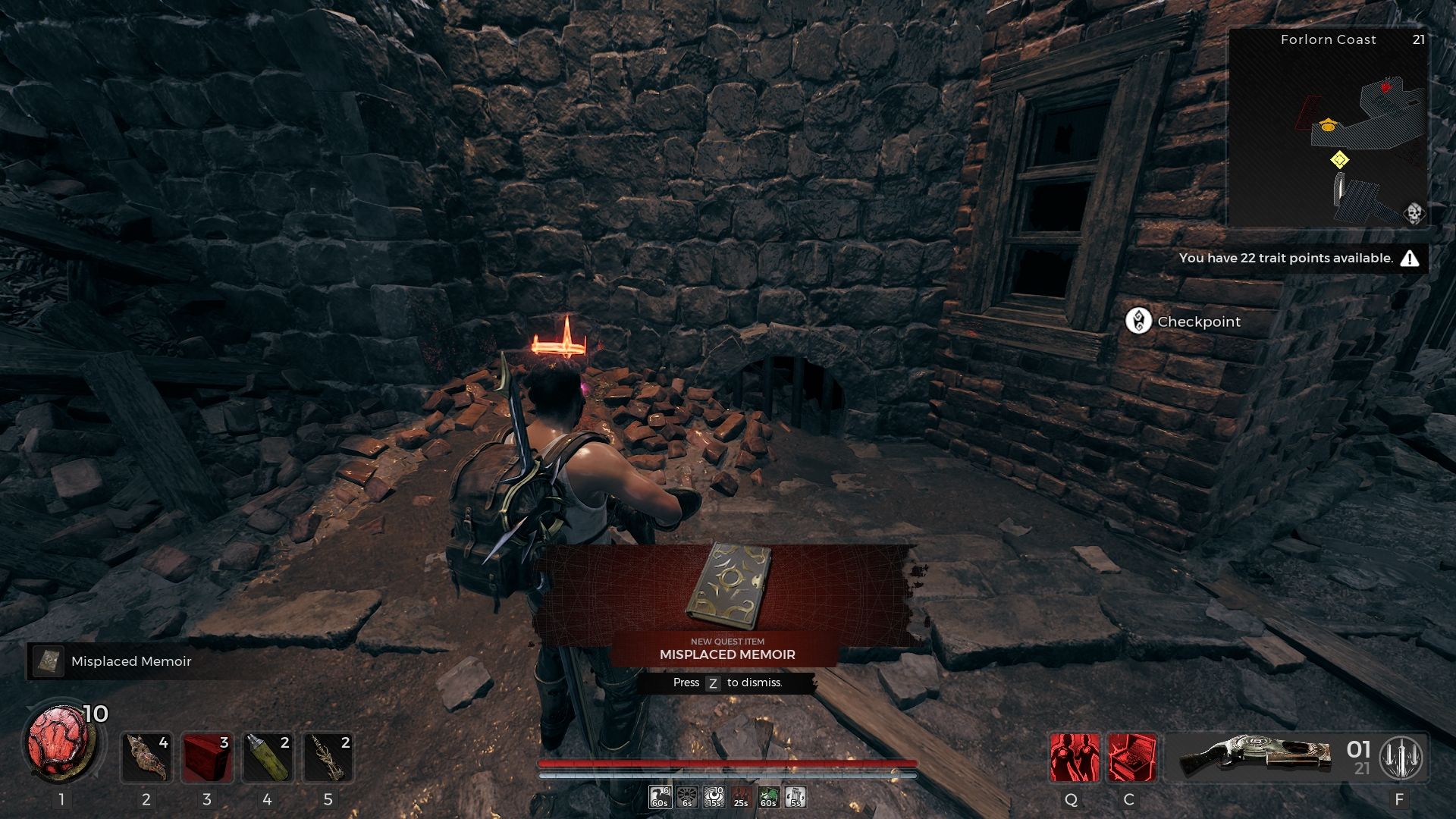 Player obtained the Misplaced Memoir Remnant 2 The Awakened King