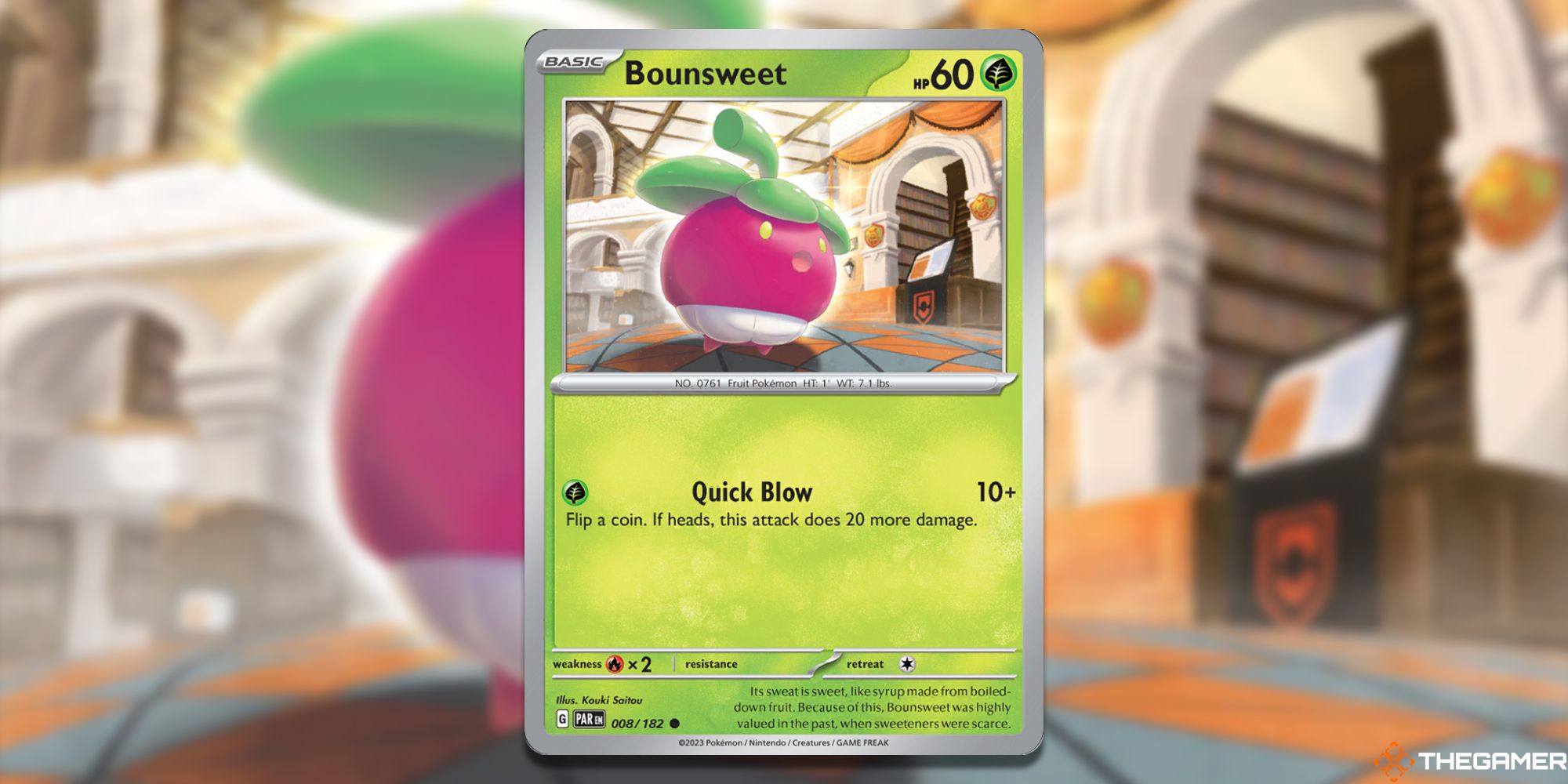 Pokemon TCG Bounsweet Card