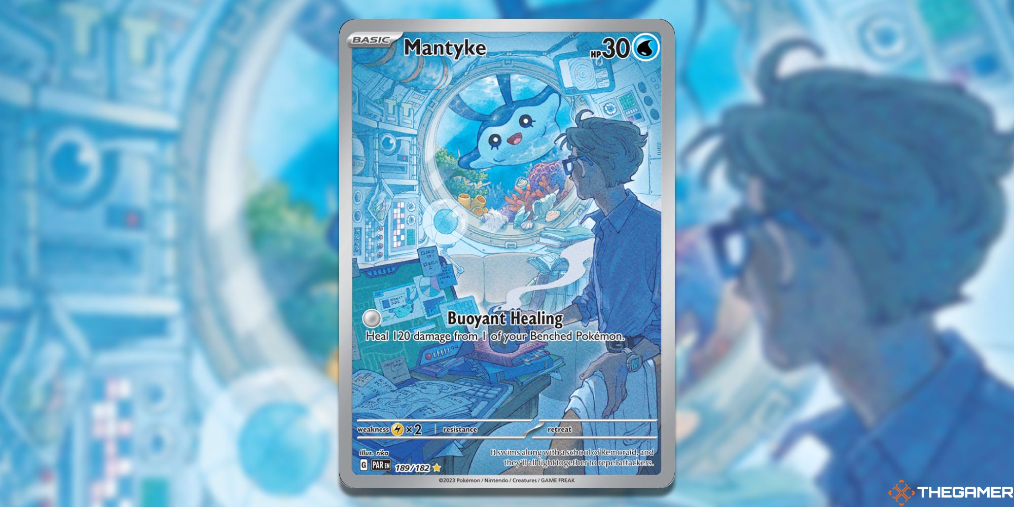 Pokemon TCG Mantyke Card