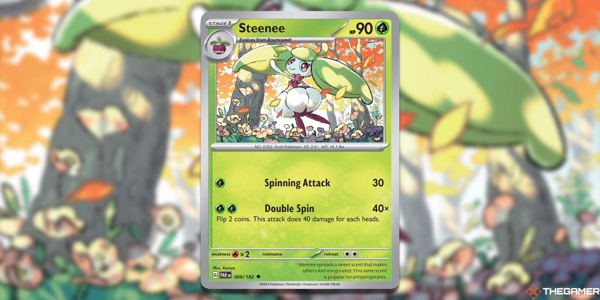 Pokemon TCG Steenee Card