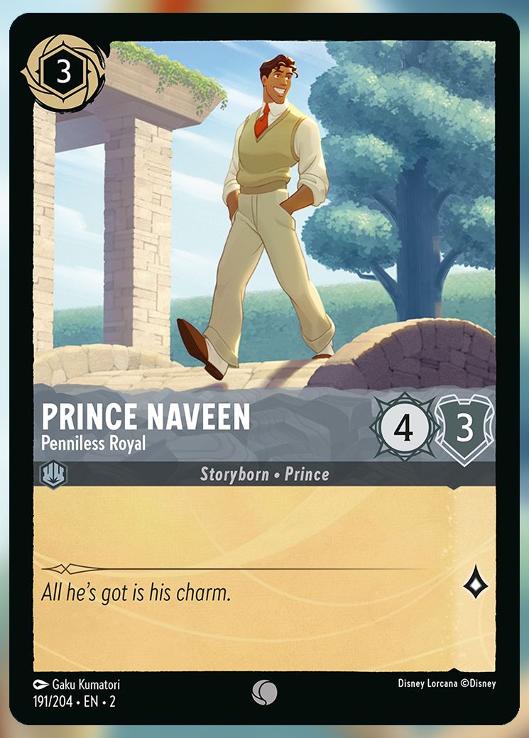 Prince Naveen, Penniless Royal