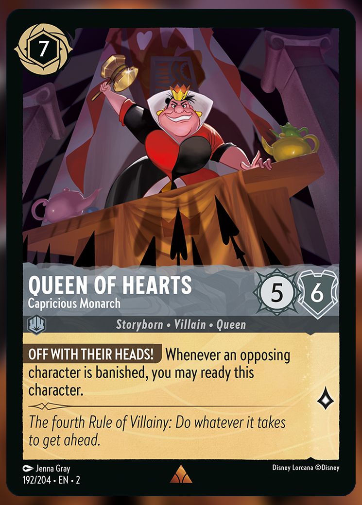 Queen of Hearts, Capricious Monarch