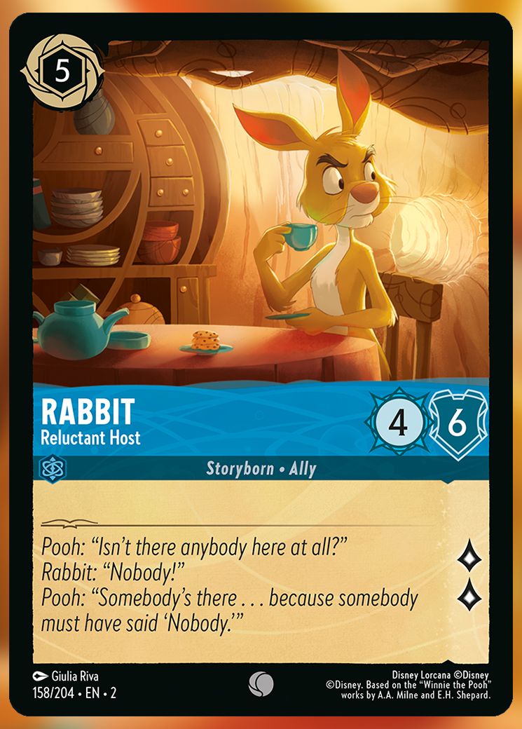 Rabbit, Reluctant Host