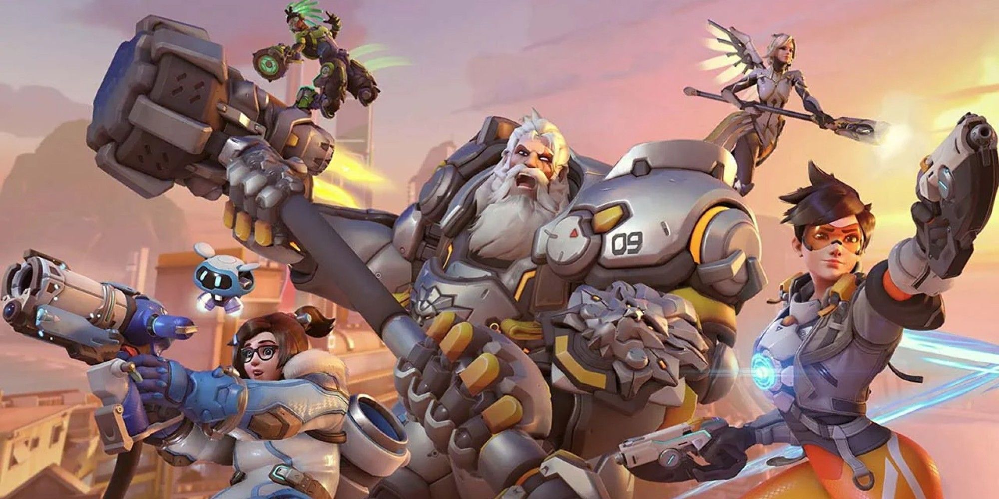 Reinheart and other characters from Overwatch 1