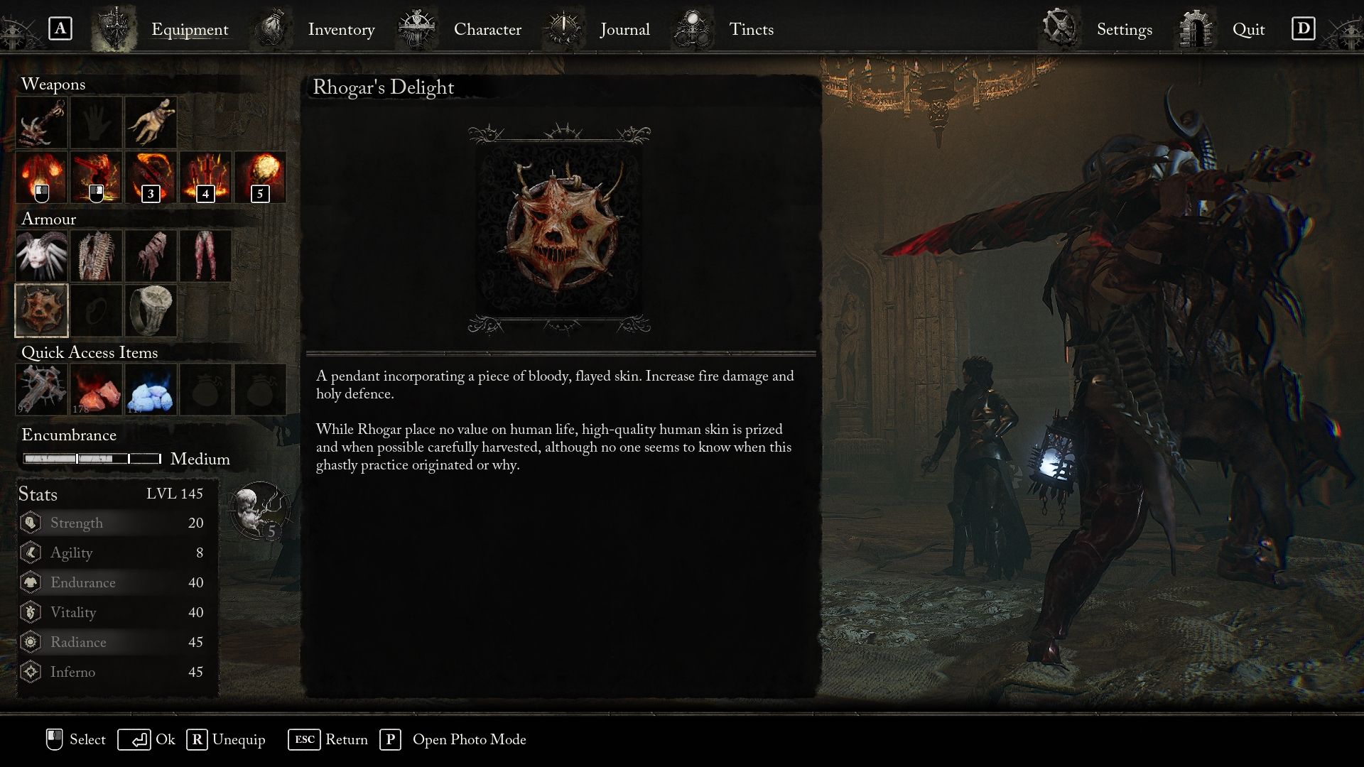 Rhogar's Delight item description Lords of the Fallen