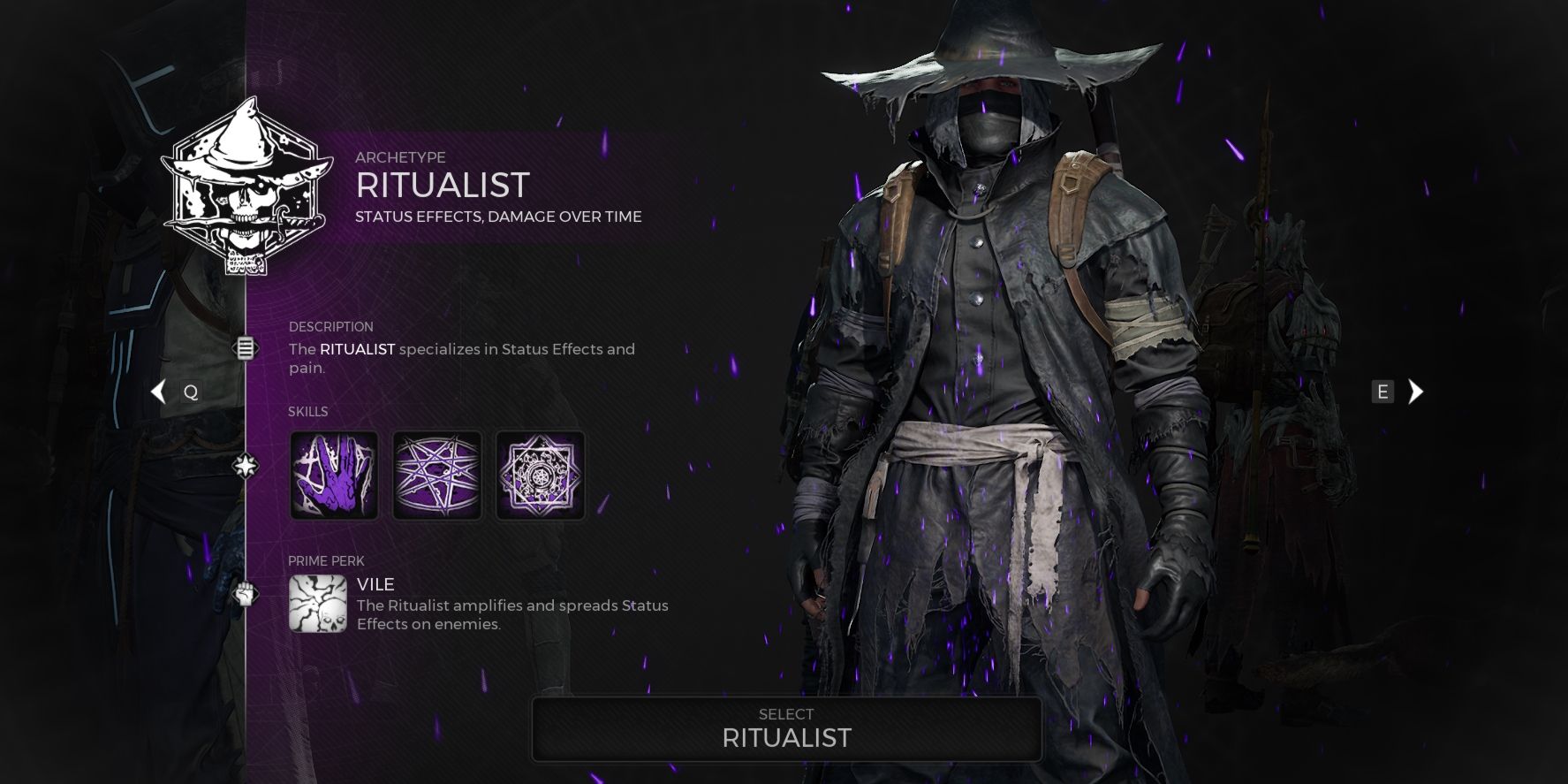Ritualist archetype from Remnant 2 