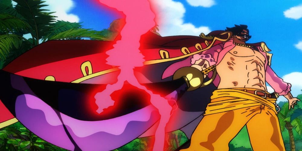 Gol D. Roger infusing his sword with Haki.