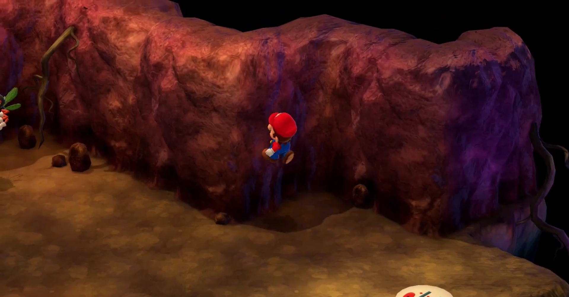 Super Mario RPG's empty hidden Treasure Chest in Forest Maze.