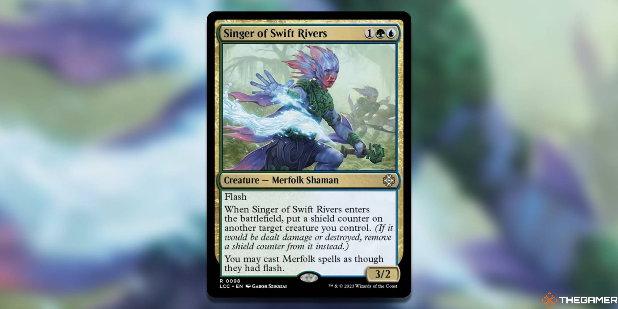 Singer of Swift Waters MTG card