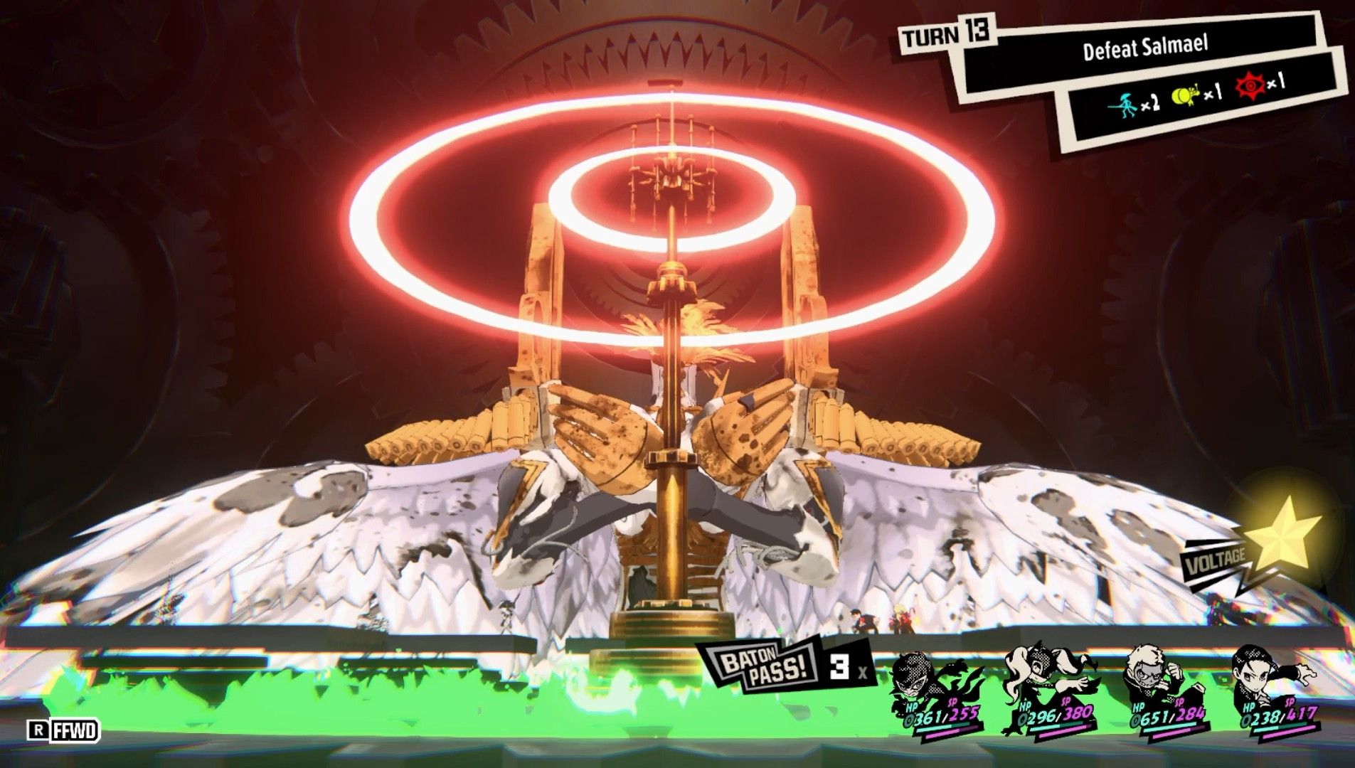 spire of judgement salmael persona 5 tactica p5t salmael boss fight guide