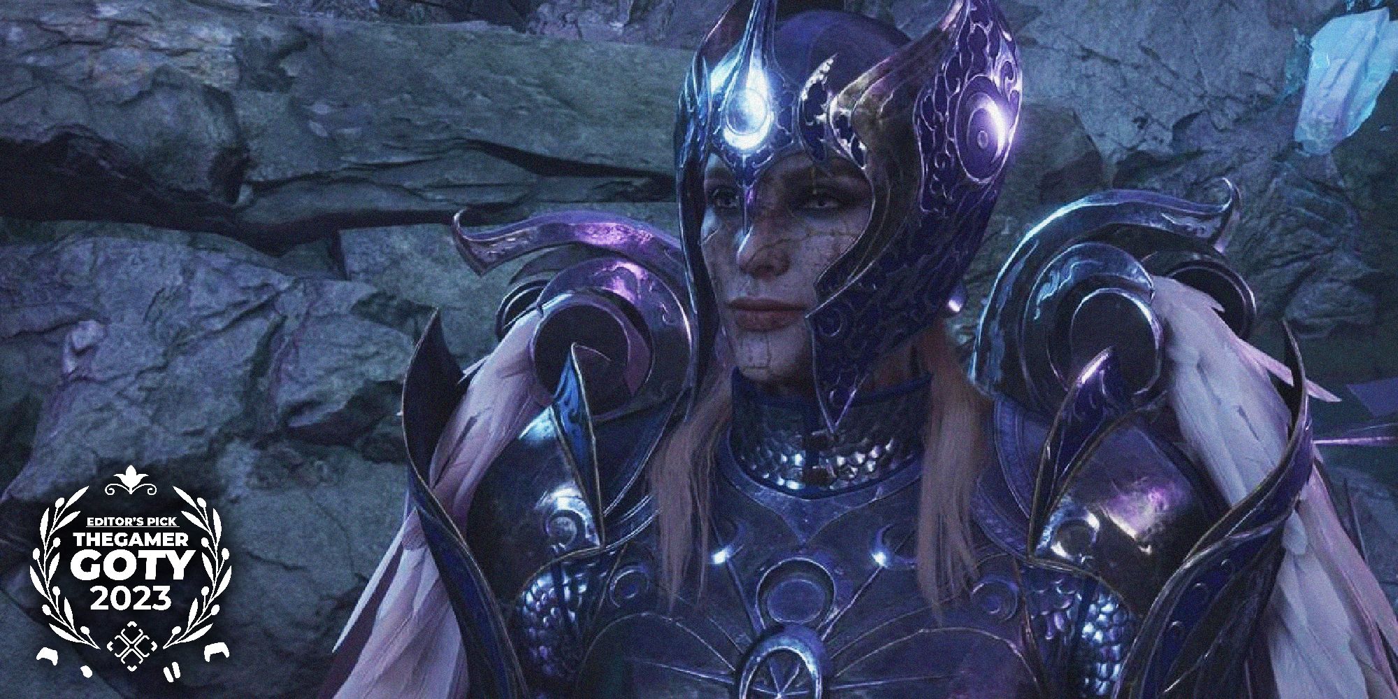 Dame Aylin from Baldur's Gate 3 with the Editor's Pick logo