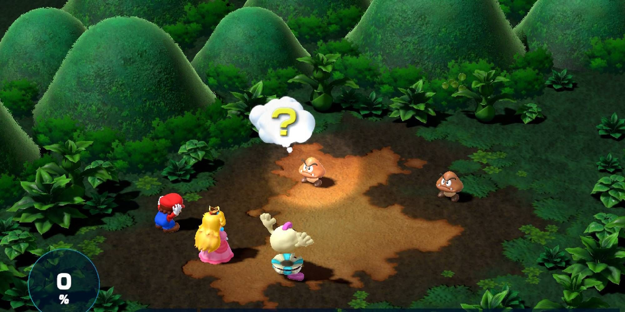 super mario rpg mallow using thought peak on goomba
