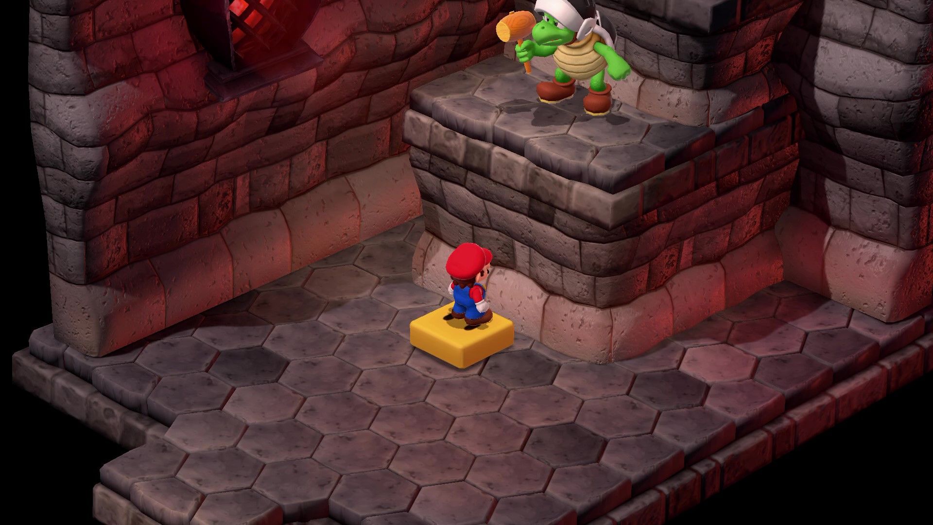 Mario answer trivia questions in Bowser's Keep in Super Mario RPG