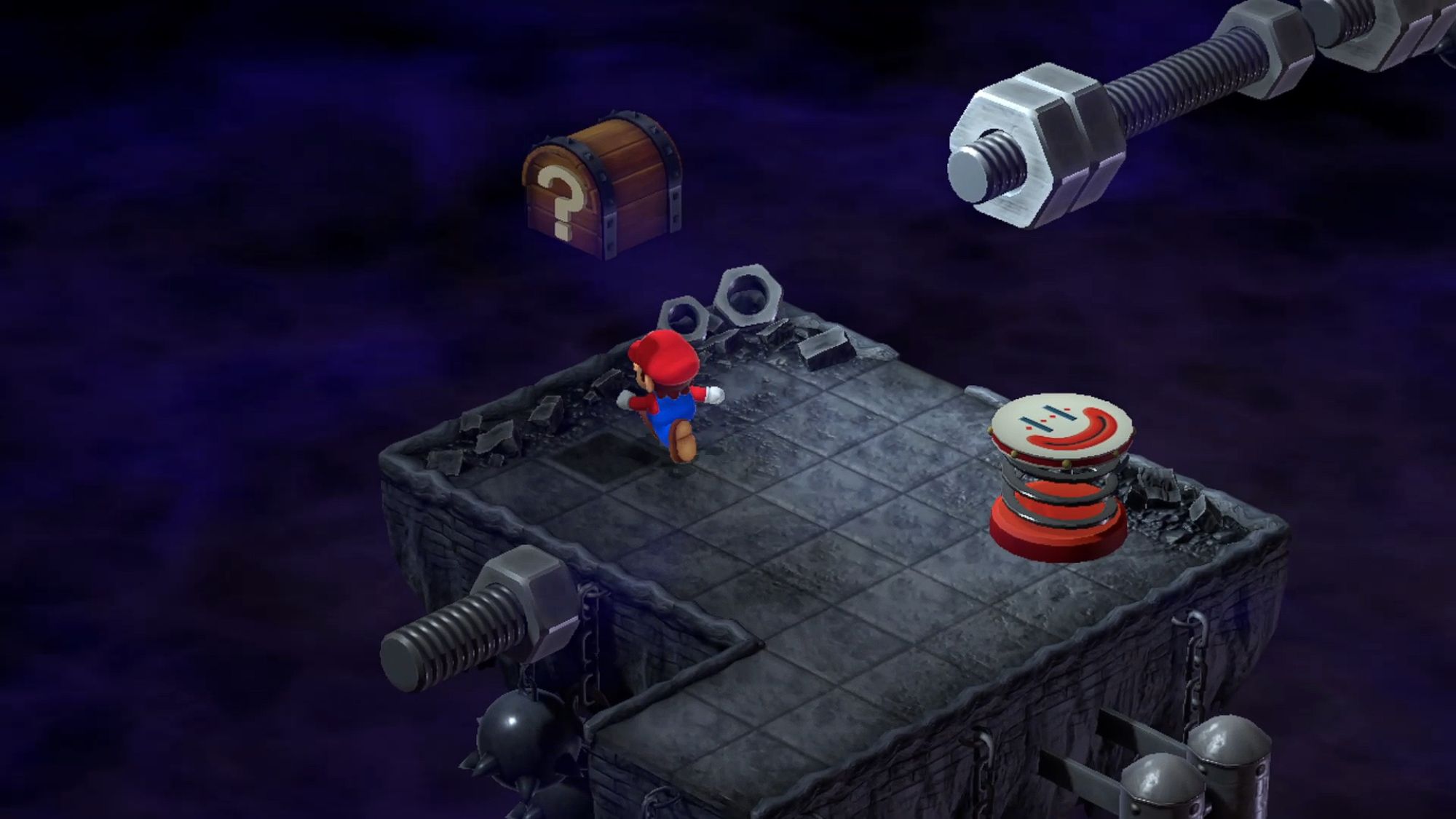 Super Mario RPG Mario Finding The Ultra Hammer