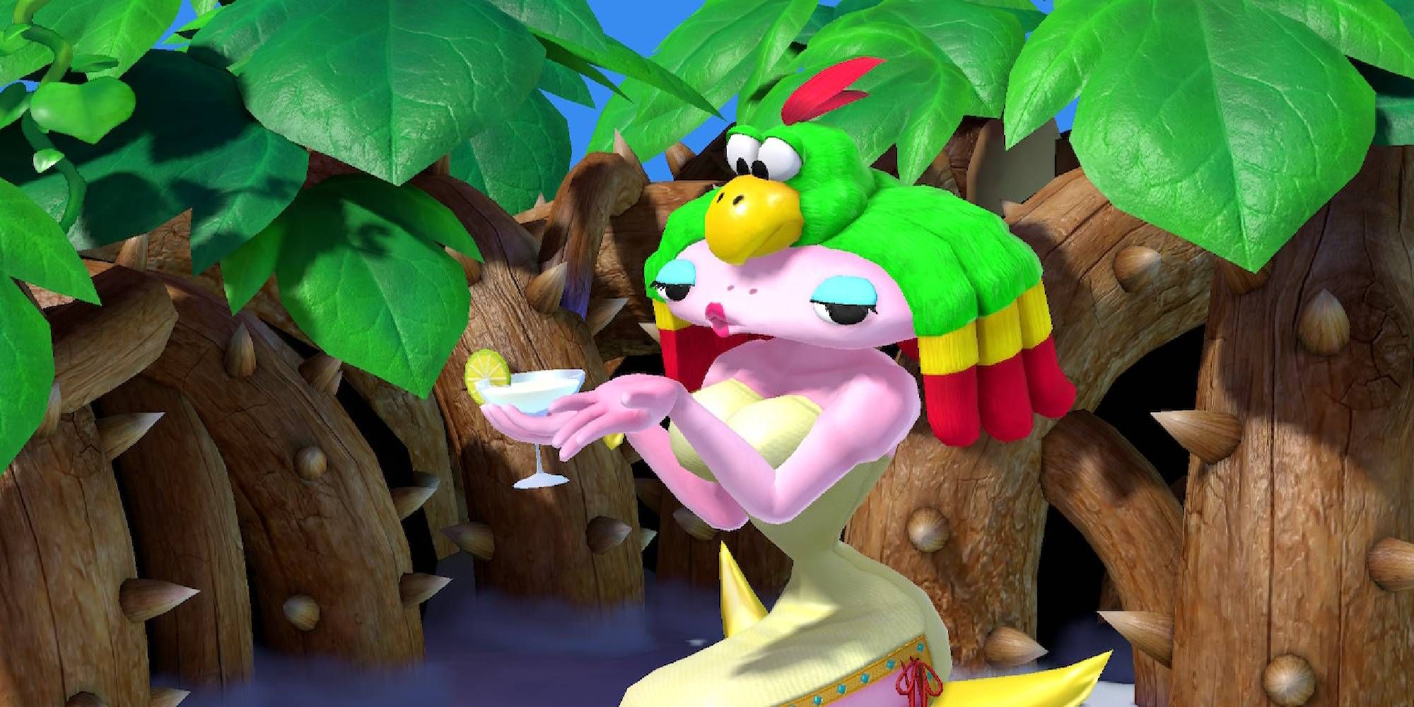 super mario rpg valentina at the start of the boss fight