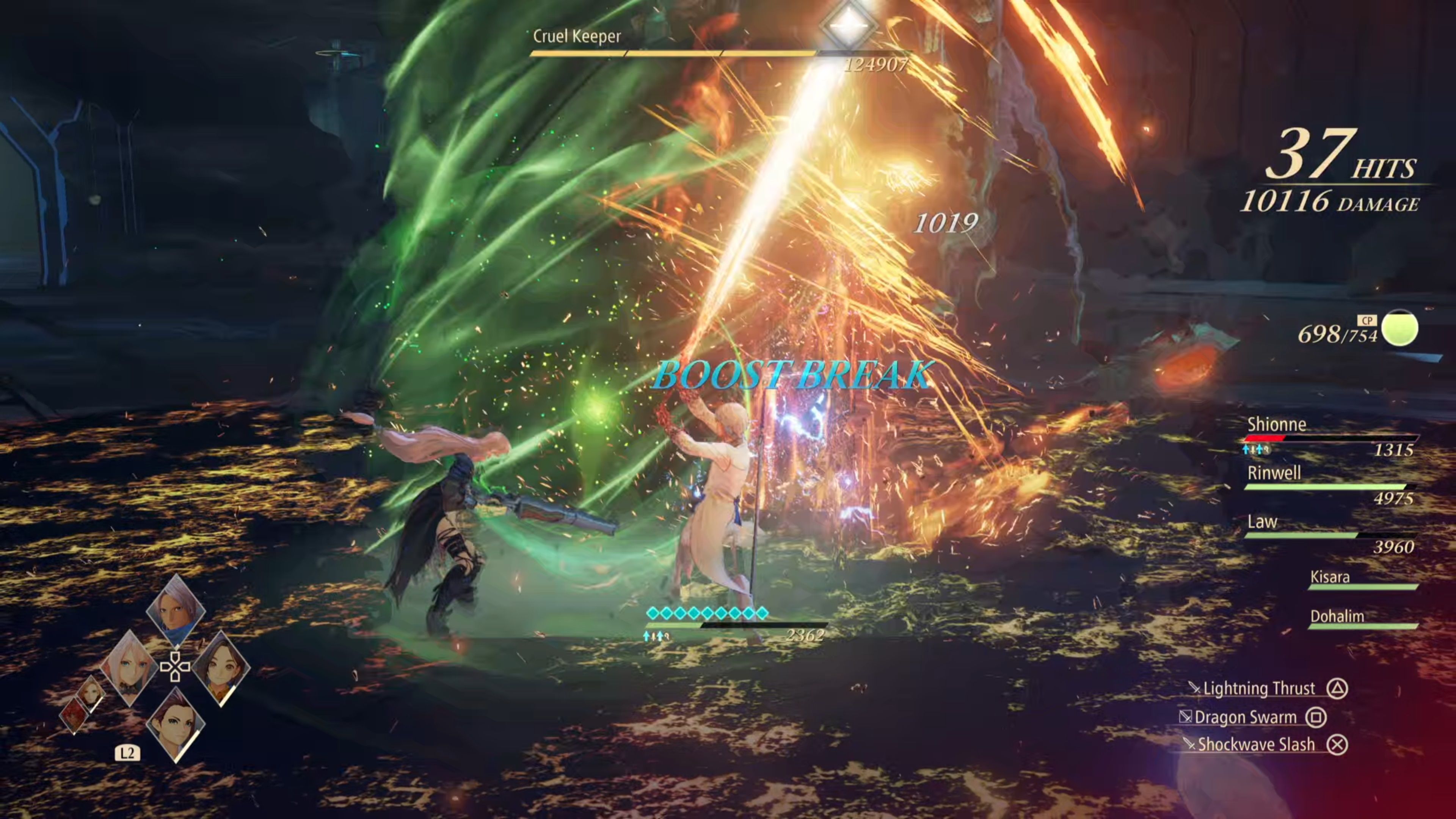 Tales-Of-Arise-Beyond-The-Dawn-Cruel-Keeper-Alphen-Boost-Attack