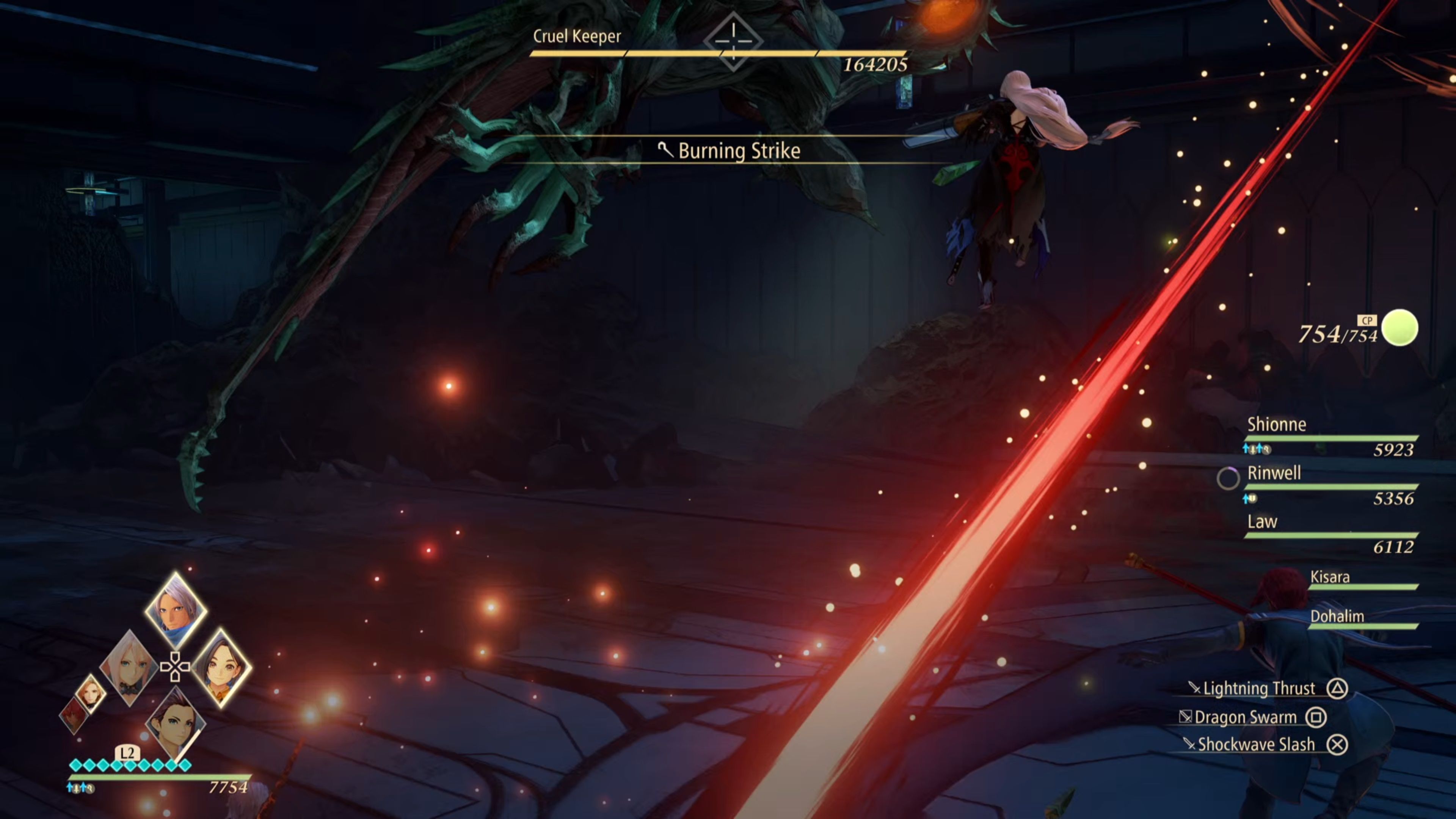 Tales-Of-Arise-Beyond-The-Dawn-Cruel-Keeper-Shionne-Boost-Attack