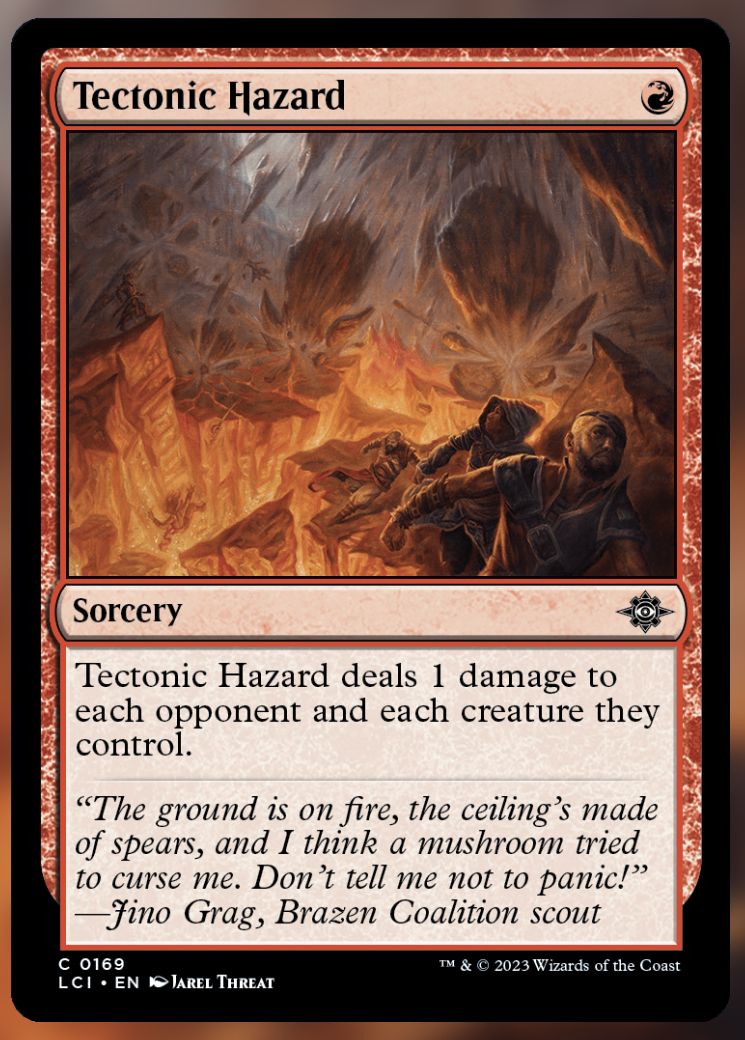 Tectonic Hazard