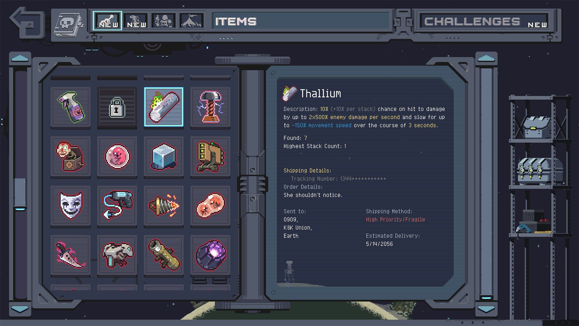 thallium item description