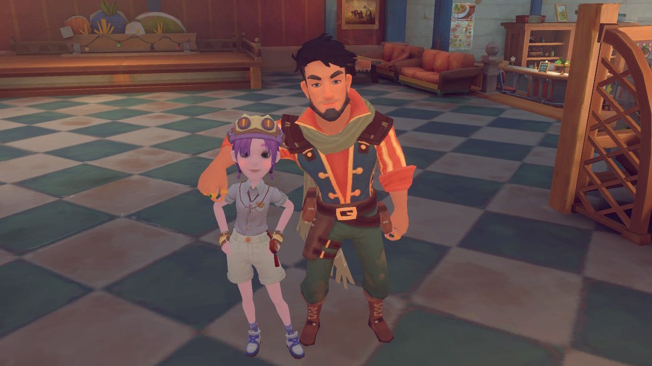 the builder taking a selfie with owen my time at sandrock camera