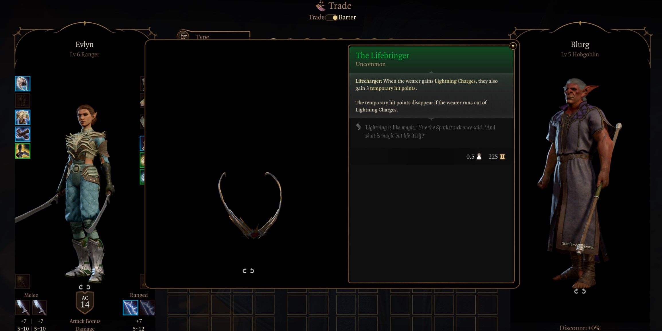 item description for the crown, The Lifebringer