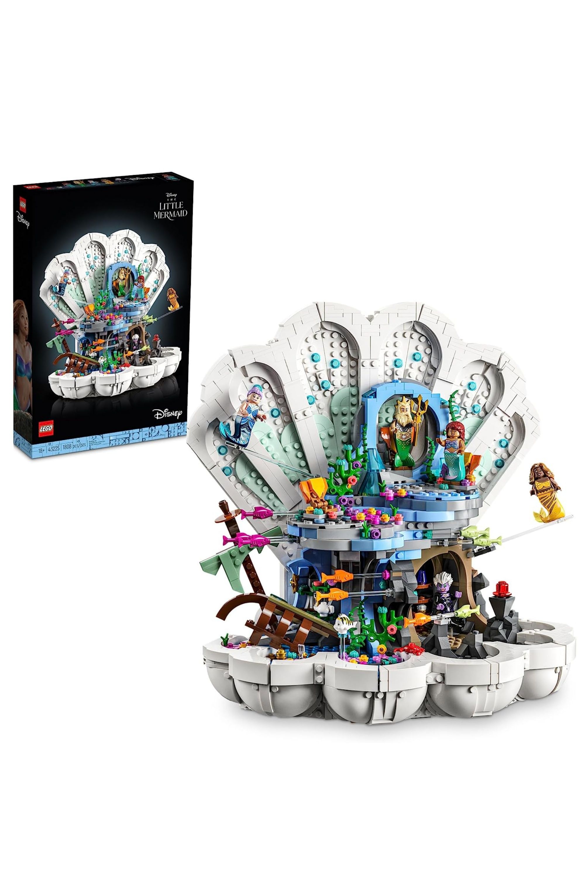 The Little Mermaid Royal Clamshell Lego Set