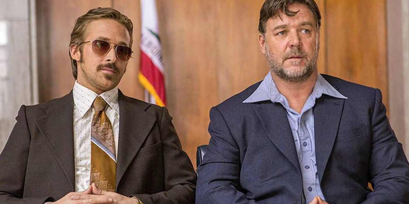 Ryan Gosling and Russell Crowe Looking Dapper