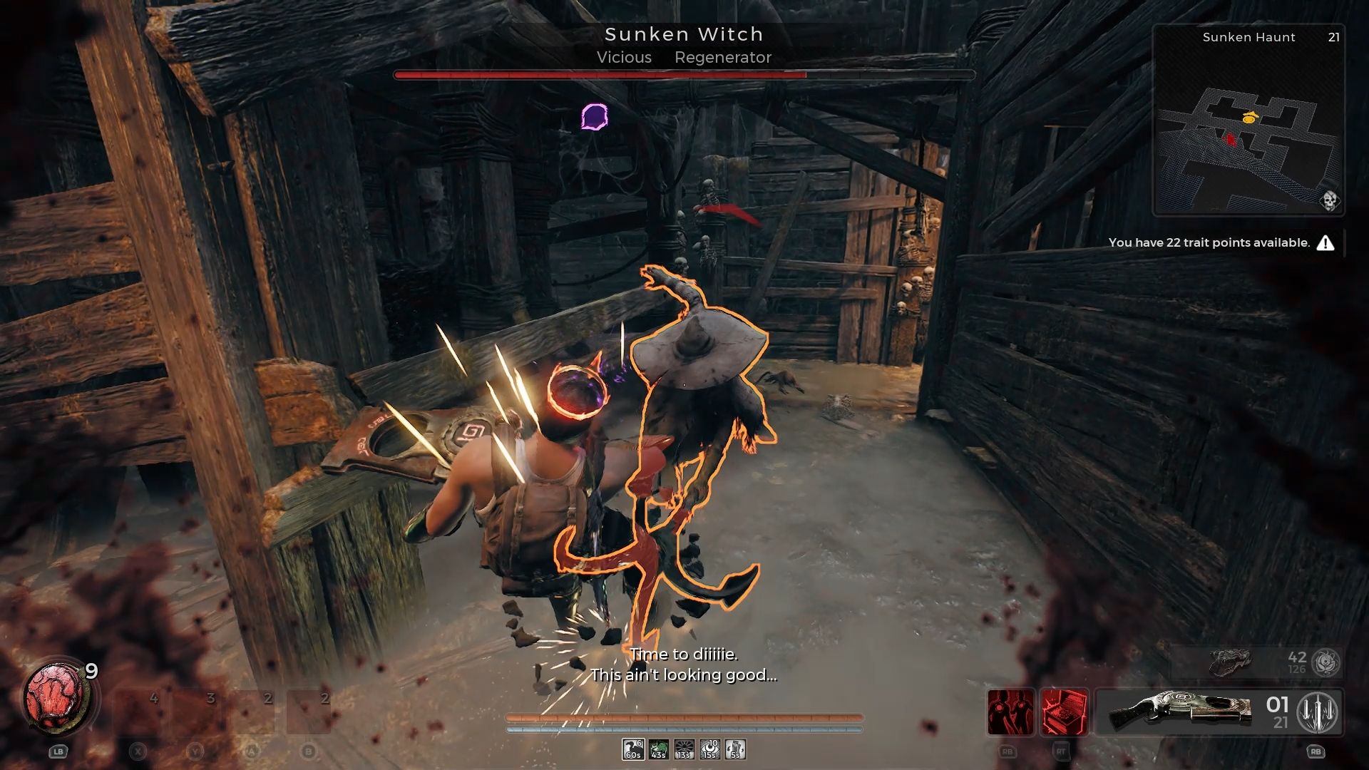 The Sunken Witch attacked the player Remnant 2 The Awakened King