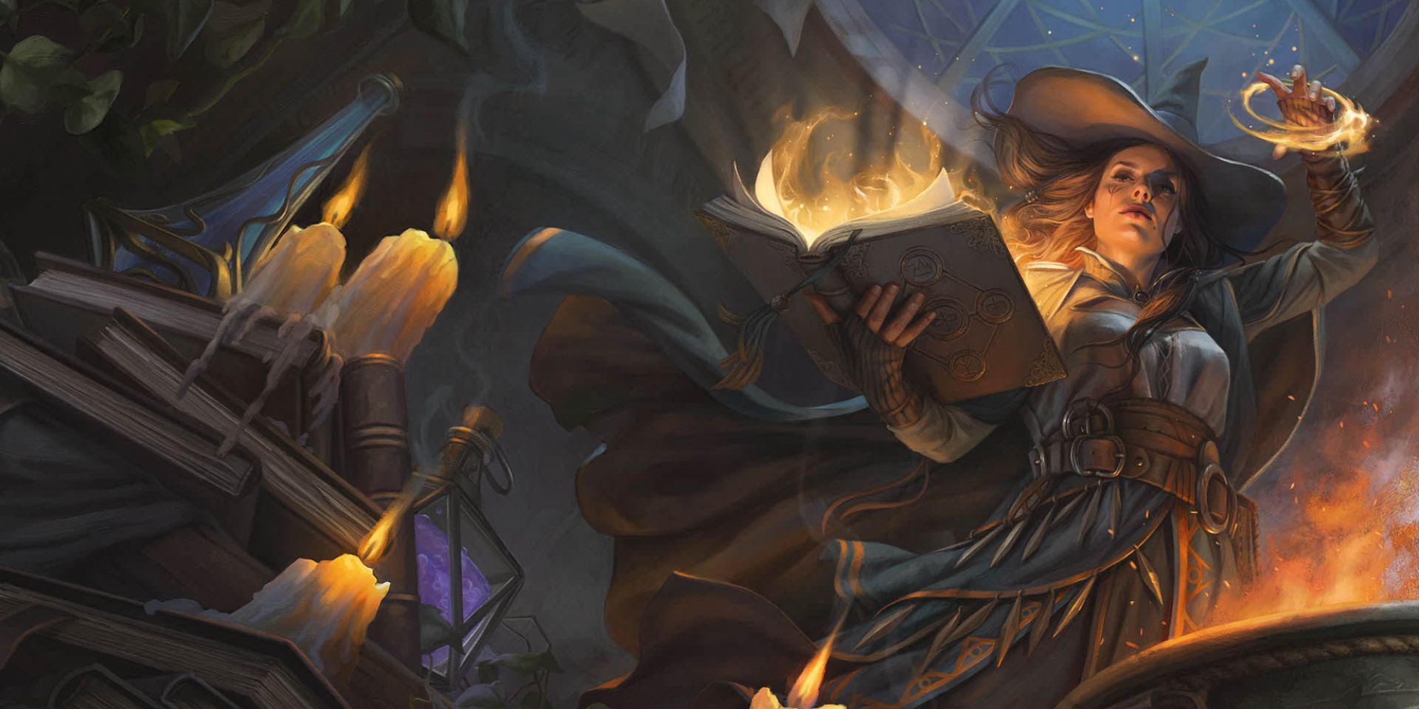 DND Mage casting a spell in DND