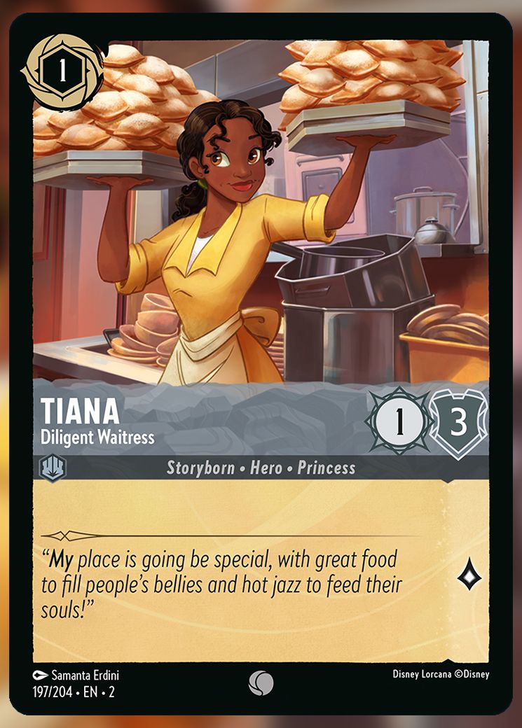 Tiana, Diligent Waitress