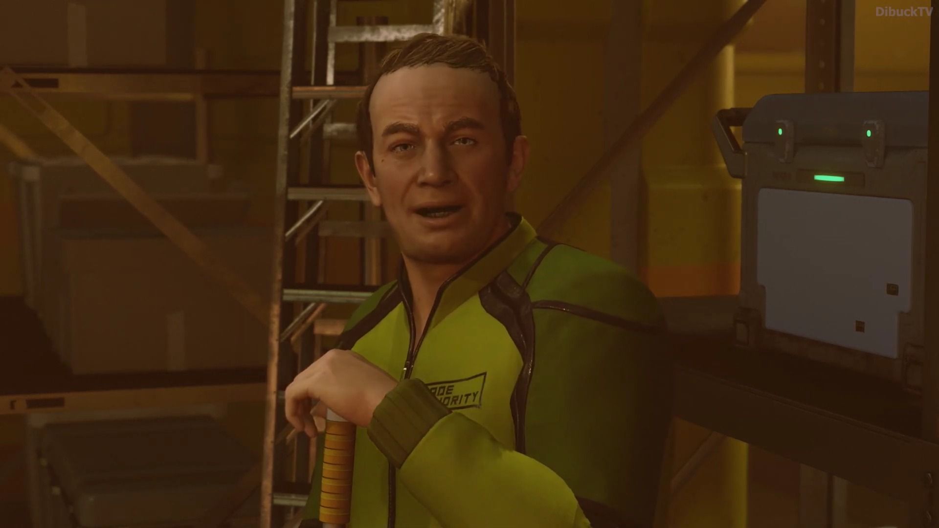 A dialogue with the trade authority merchant in Dirty Laundry Starfield.