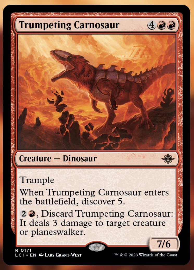 Trumpeting Carnosaur