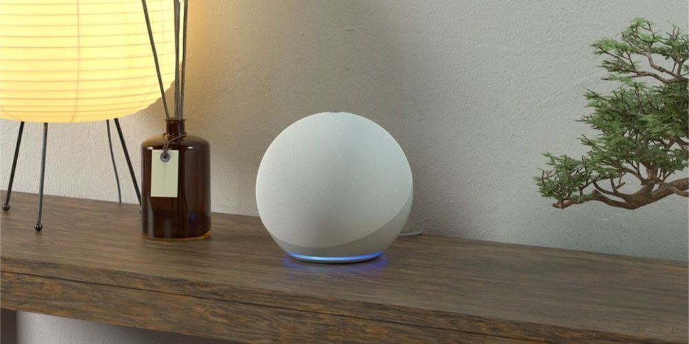 amazon echo on a table