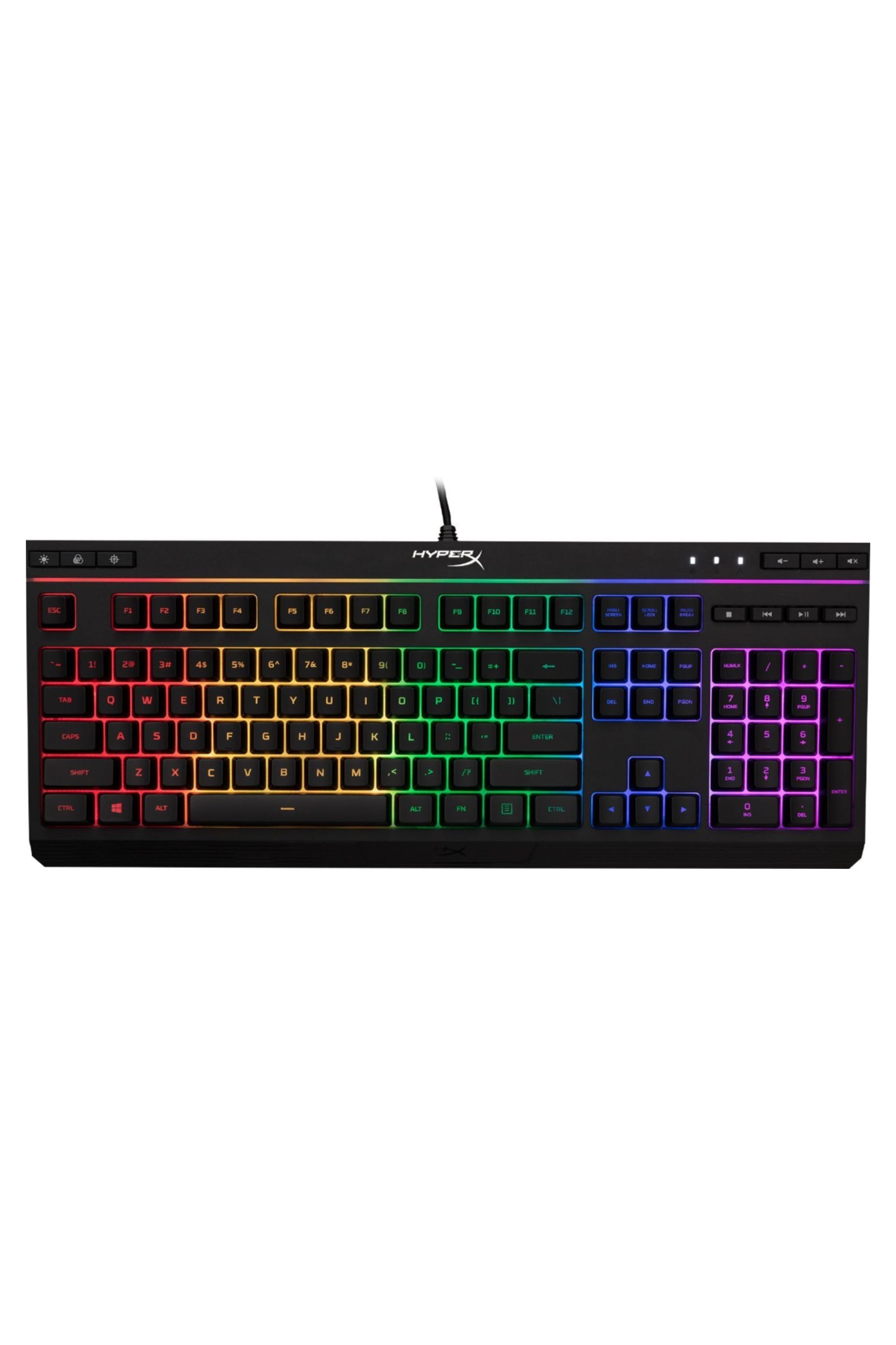 HyperX - Alloy Core Full-size Wired Gaming Membrane Keyboard
