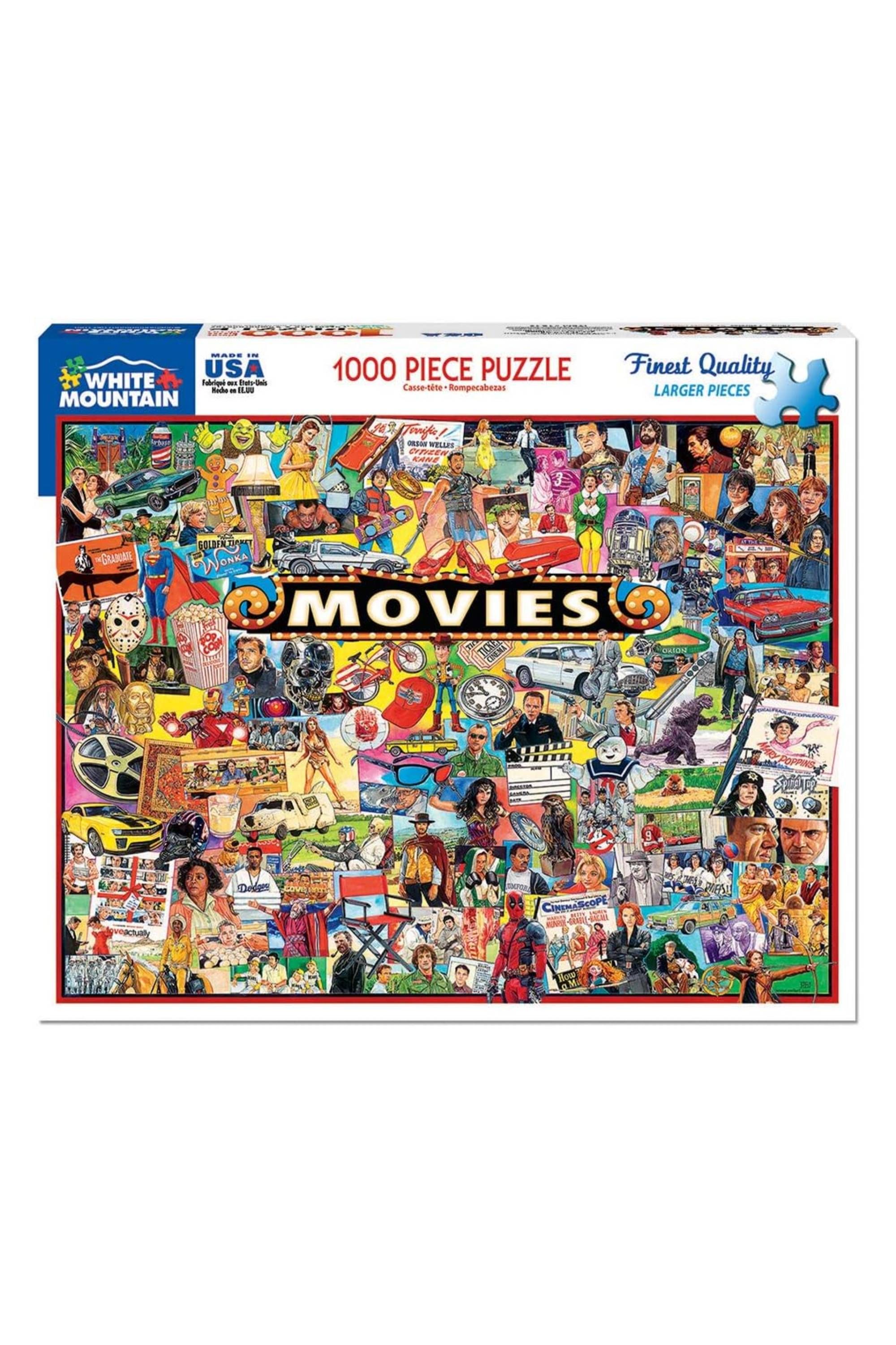White Mountain Puzzles - The Movies - 1000 Piece Jigsaw Puzzle