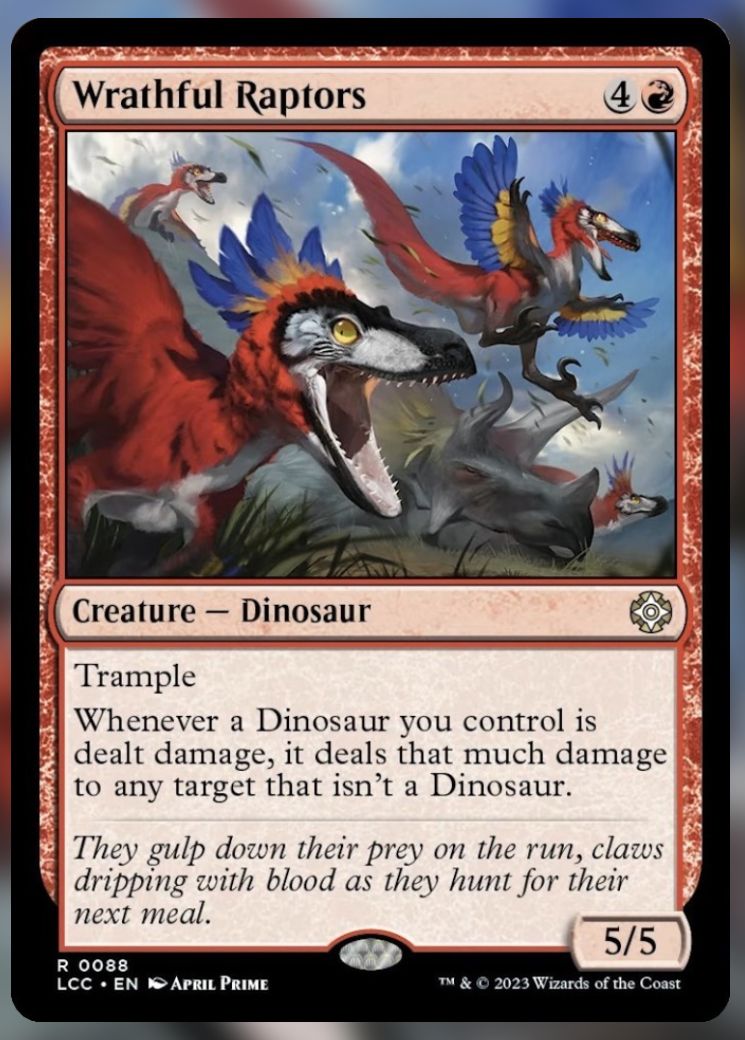 Wrathful Raptors