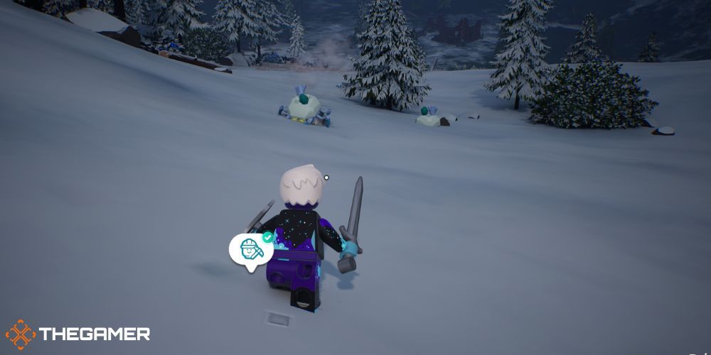 Lego Fortnite: Sneaking up to a Frost Roller