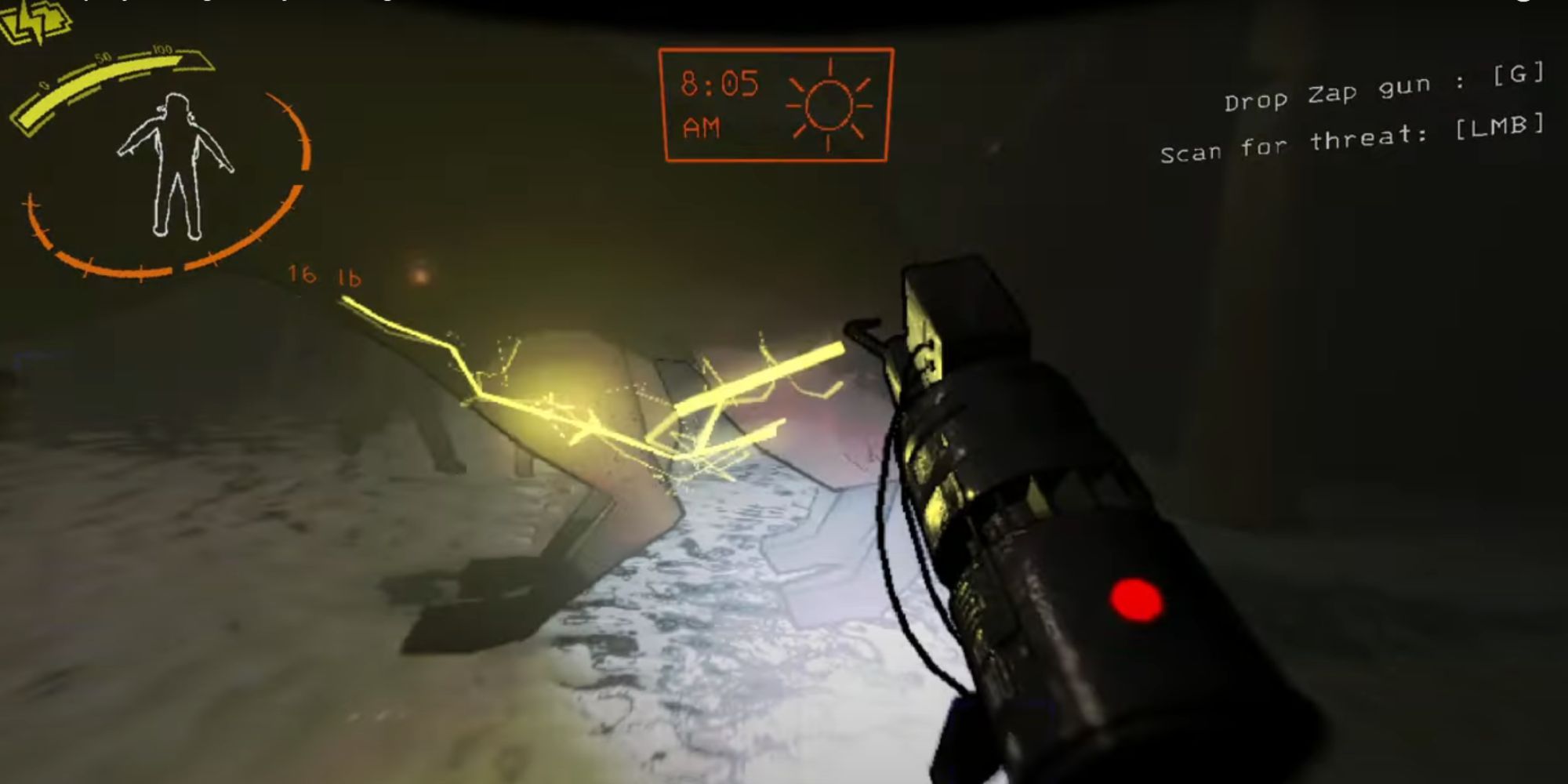 Lethal Company - Eyeless Dog Being Shocked By Zap Gun
