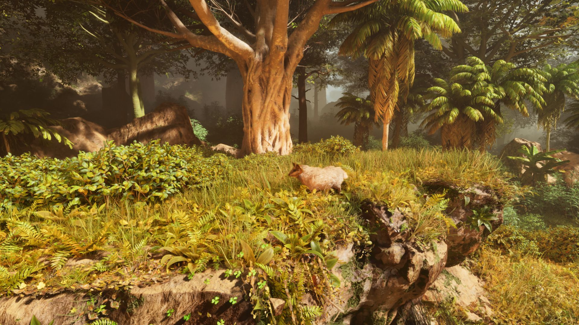 Ark: Survival Ascended - Ovis in the redwood forest