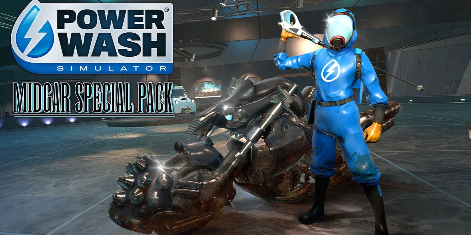 PowerWash Simulator Promotional Image For The Final Fantasy Seven Midgar DLC