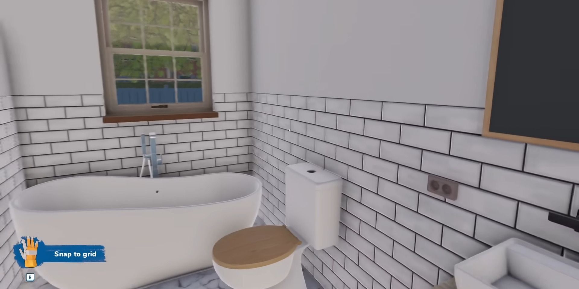 A bathroom in House Flipper 2