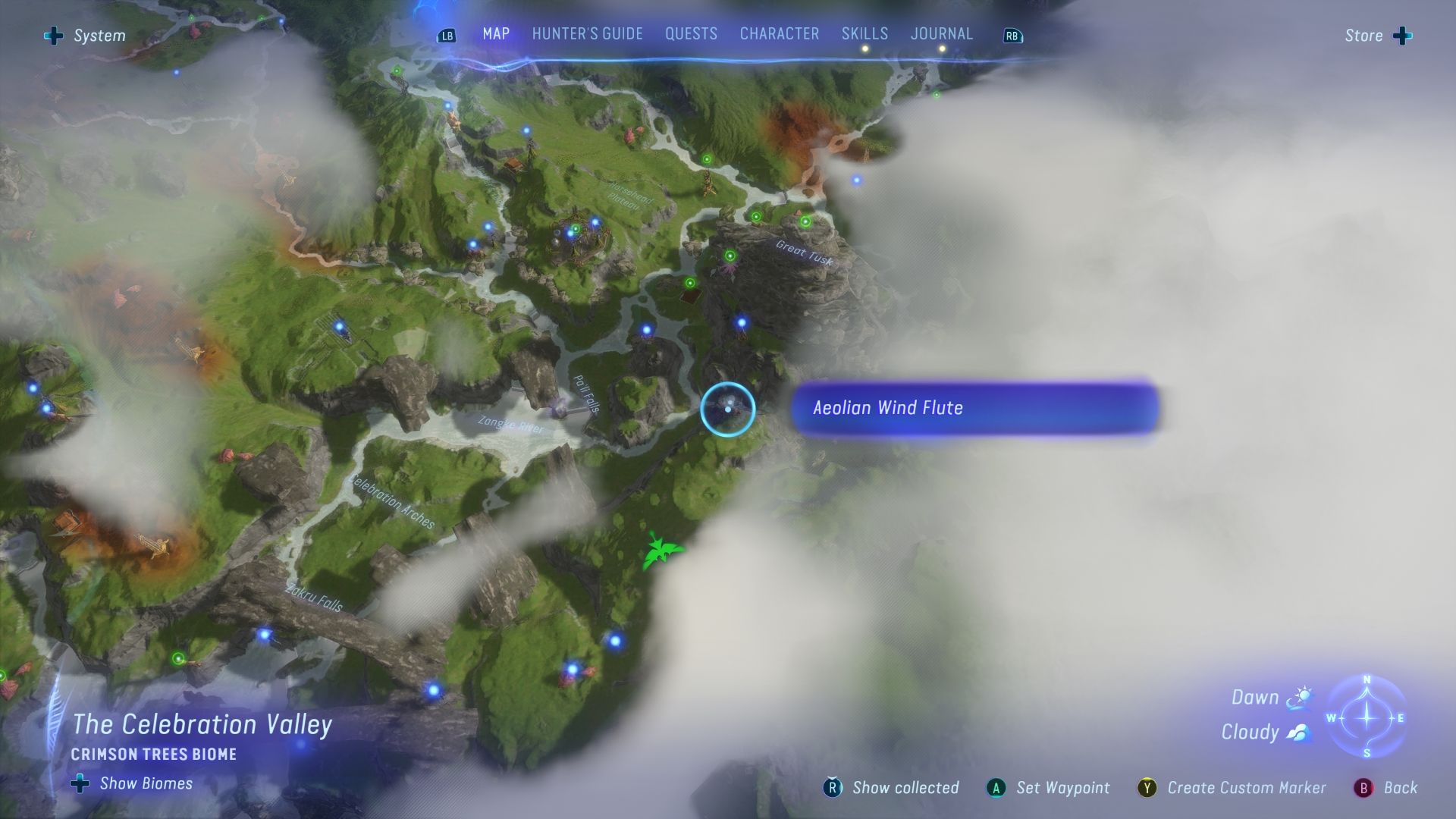 Aeolian Wind Flute Location in The Celebration Valley 3 Avatar Frontiers of Pandora