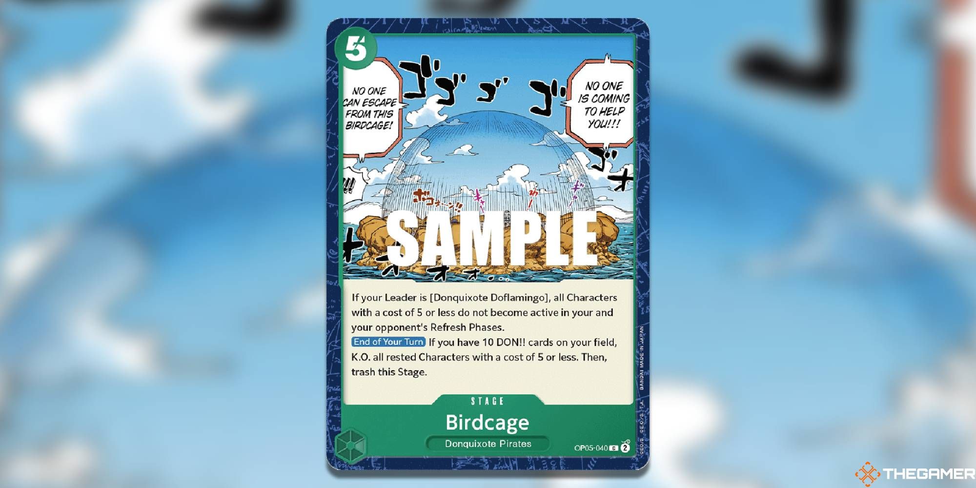 birdcage op-05 one piece card game
