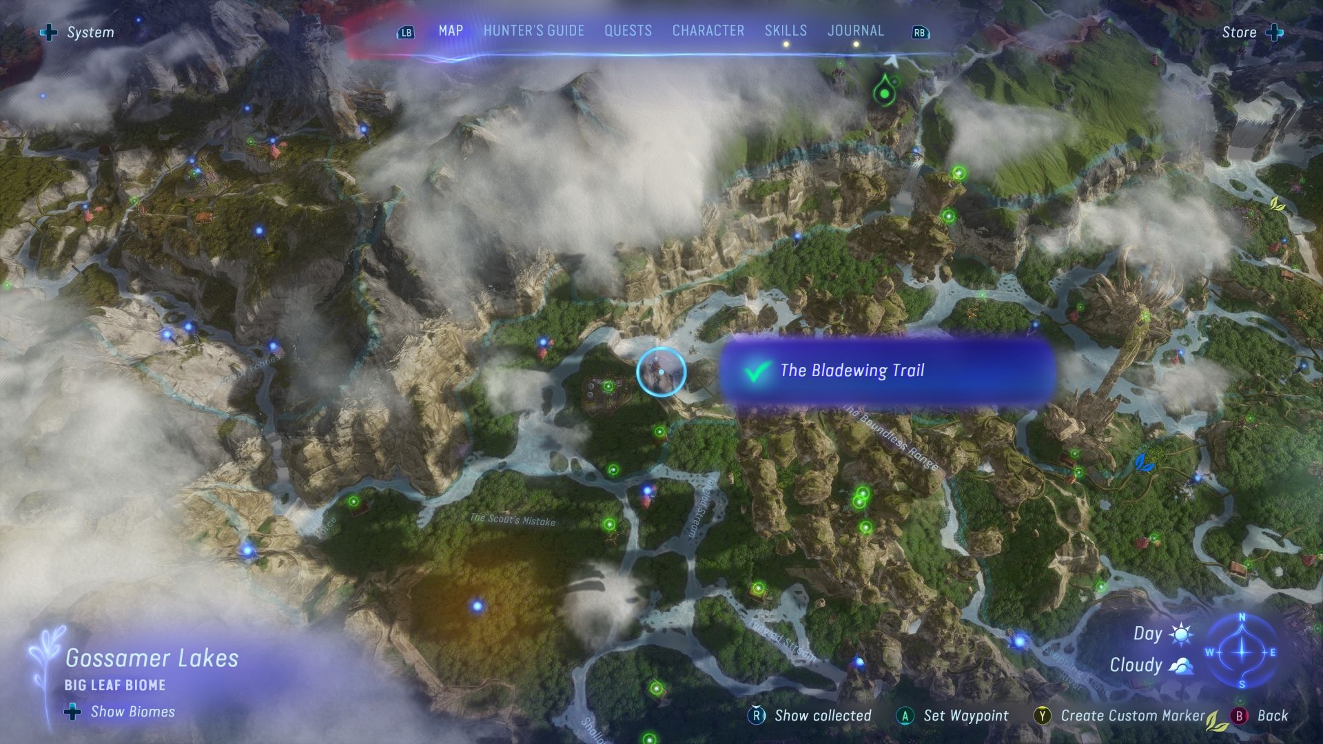 Bladewing Moth Trail Location in Gossamer Lakes Avatar Frontiers of Pandora