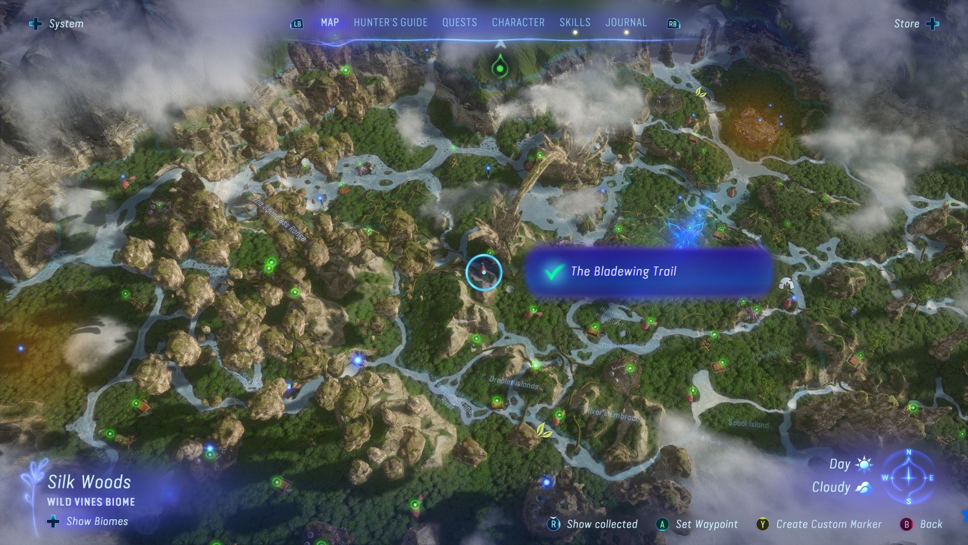 Bladewing Moth Trail Location in Silk Woods 2 Avatar Frontiers of Pandora