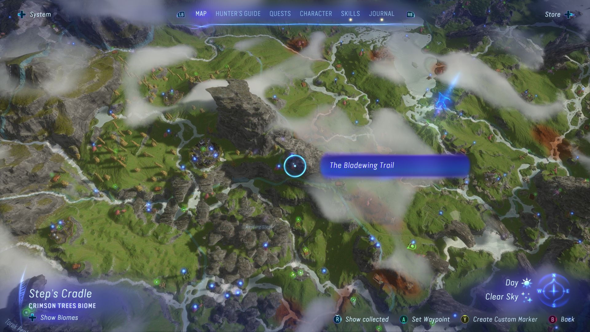 Bladewing Moth Trail Location in The Celebration Valley 2 Avatar Frontiers of Pandora